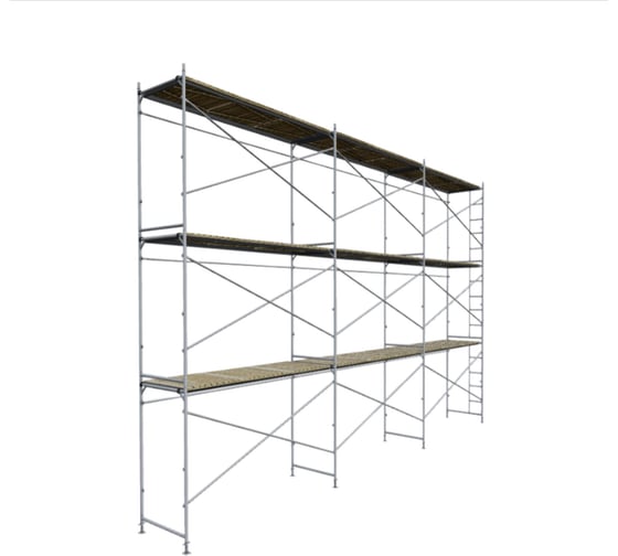 Строительные рамные леса ООО "РИЗ" ЛРСП60 секция с лестницей 6x3 Вставка LS606X3V 1