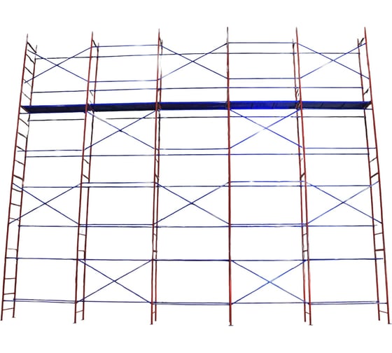Комплект рамных строительных лесов с настилом ЛРСП 20 10x10 Gigant LSP-012