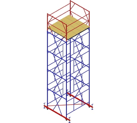 Вышка-тура Мега Мега-3 Профи Н=6,4 м 583