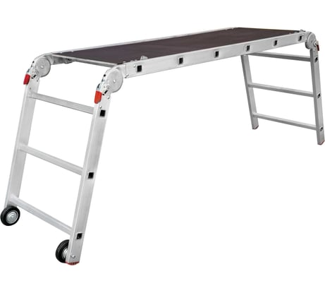 Рабочие подмости со съёмной площадкой и колёсиками Новая Высота NV 334 3+6+3 ПРОФ 3340363