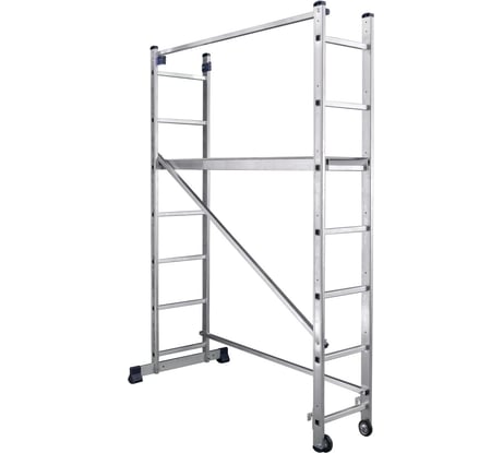 Лестница-помост Алюмет алюминиевая 2х7 ступеней. Серия SM 4007