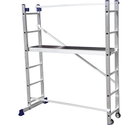 Лестница-помост, алюминиевая Алюмет 2х6 ступеней. Серия SM4006