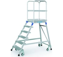 Передвижная подмость Zarges с односторонним подъемом и площадкой 6 ступеней 41974