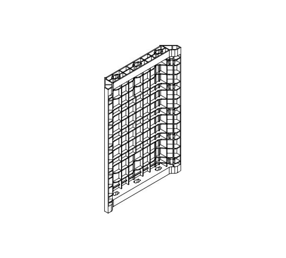 Панель опалубки круглой колонны Промышленник 400х600 GEOTUBEPANEL