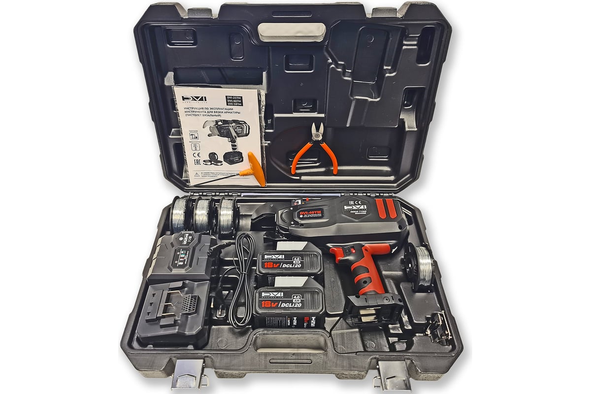 Инструмент для вязки арматуры DVI-40TM-18V-22 - выгодная цена, отзывы ...