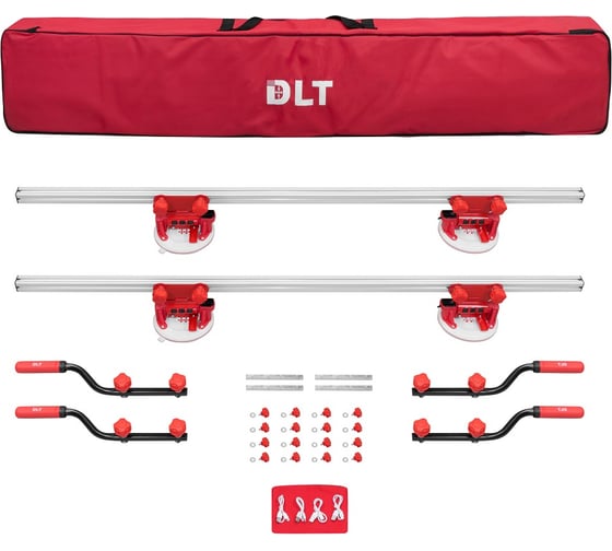 Система переноски крупноформатного керамогранита DLT Auto mini, 4 помповые присоски с АВТО подкачко 2630