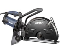 Электрический резчик по бетону AYGER сухой и мокрый рез AWC355/2700