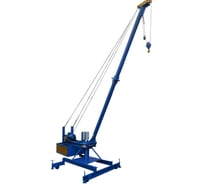 Кран ООО ТМ СЕРВИС «ПИОНЕР – 750» ручной поворот г/п 750 кг, вылет крюка 2,5 м, высота подъёма крюка 4,5 м, глубина опускания крюка 50 м, без грузов п/в (с контейнером для грузов), напряжение питания 3ф 380В 000001_2