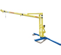 Мини кран ООО ТМ СЕРВИС строительный (КМПС) грузоподъёмностью 500-400-300 кг на вылете стрелы 1,93-2,43-2,93 м; поворот вручную на угол 360 градусов (без лебедки, без грузов противовеса) 000001_3-1