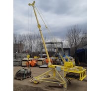 Стреловой поворотный кран Комплан КСП-1000 высота подъема 120 м 4687202091188