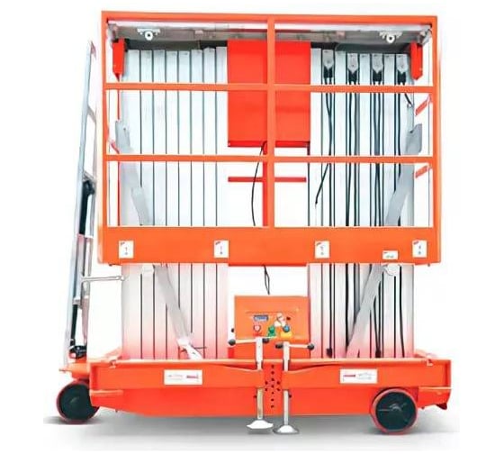 Подъемник мачтовый телескопический TOR 200 кг, 6 м, GTWY6-200S AC 220V, 2-мачтовый (от сети) (G) 1015947 1