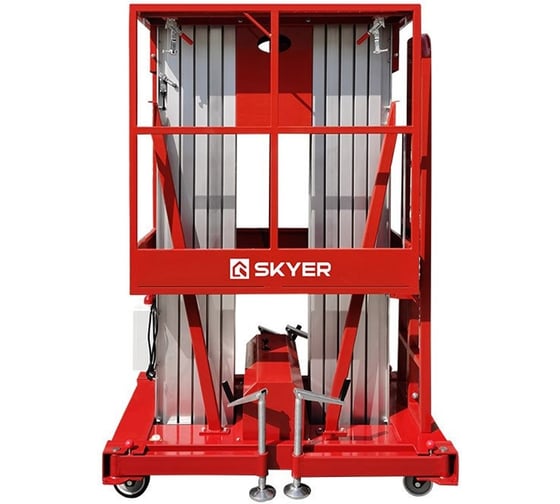 Подъемник телескопический SKYER двухместный высота подъема 12м GTWY12-200 DC M