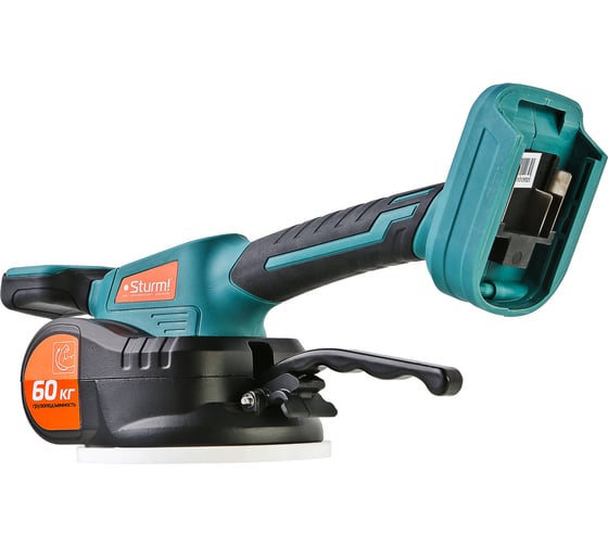 Аккумуляторная виброприсоска Sturm 1BatterySystem для укладки плитки TV1860