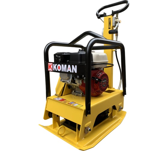 Реверсивная виброплита KOMAN 5.5HP, Honda GX160, бензин, 126кг MS125-4