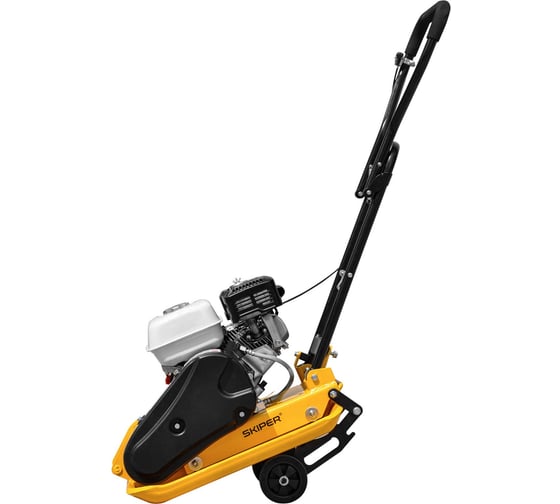 Виброплита SKIPER C120H-W (Honda GX200, 6.5 л.с, плита 58x50 см, 20кН, 35м/мин, колеса) 00-00015051