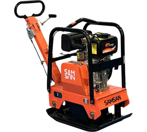 Виброплита реверсивная Samsan RP 31, 136 кг, с двигателем LONCIN G200F с/д.м. RP3121