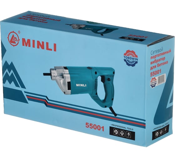 Вибратор глубинный MINLI для бетона, 1380Вт 55001