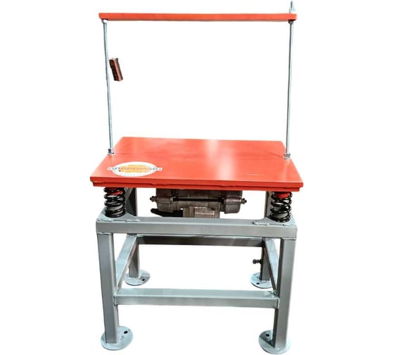 Виброплощадка ВИБРОМАШ СМЖ-539 (580_400_580, ИВ-101Б/380В, нагрузка до 100 кг, с прижимной планкой и выносным ПУ) СМЖ-539 /ИВ-101Б/380В 1