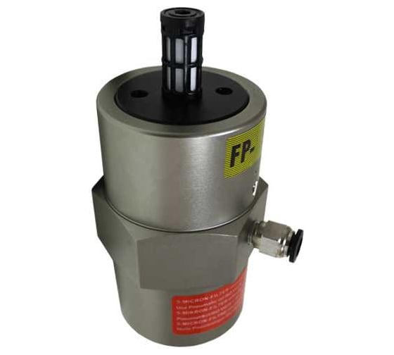 Пневматический поршневой вибратор XSON рабочее давление: 2...6 бар, частота: 1700…2680 Гц, сила вибрации: 1100…2400 H, потреб. воздуха: 100…310 л/мин, раб. темп: -20…+100 С, присоединение: G 3/8 -FP-80-M XSON-FP-80-M 1