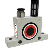 Пневматический вибратор шариковый XSON рабочее давление: 2...6 бар, частота: 7 310...10 100 Гц, сила вибрации: 2 050...4 100 H, потреб. воздуха: 265...678 л/мин, раб. темп: -20…+100 С, присоединение: G 3/8 -K-36 XSON-K-36