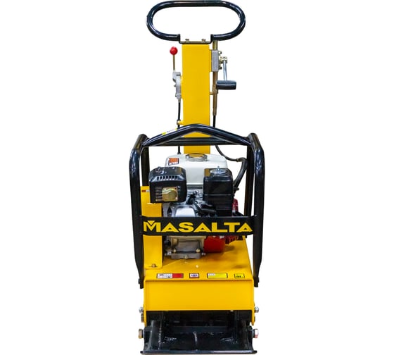 Реверсивная бензиновая виброплита Masalta Honda GX200, 6,5 л.с., 162 кг, расширители, MSH160E-4 ВИБ170
