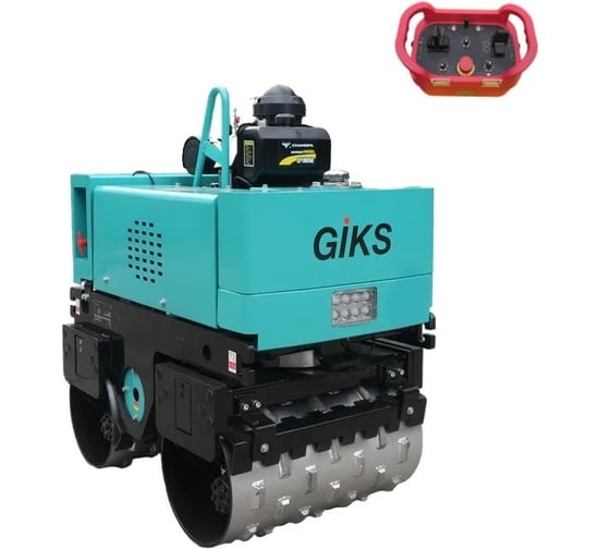 Виброкаток траншейный дизельный GIKS с ДУ GVR-800DR