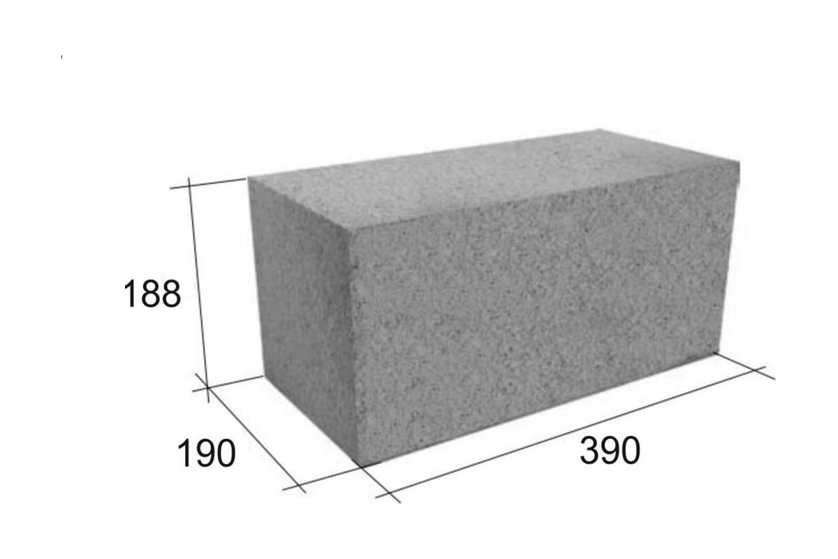 Купить Блок Фундаментный Полнотелый