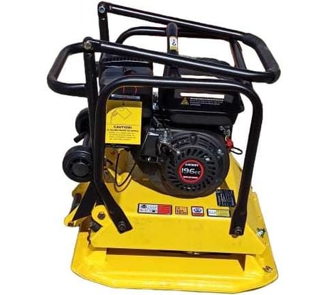 Виброплита прямого хода KOMAN в комплекте с ковриком для брусчатки, 6.5 hp/бензин, 95 кг MS95-2