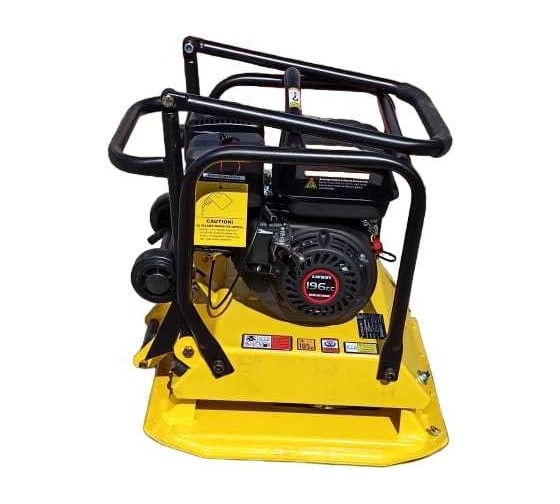 Виброплита прямого хода KOMAN в комплекте с ковриком для брусчатки, 6.5 hp/бензин, 95 кг MS95-2