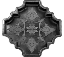 Формы для тротуарной плитки Standartpark клевер краковский шагрень большой, готовое изделие 290x290x40 мм, упаковка 10 шт Ф11022