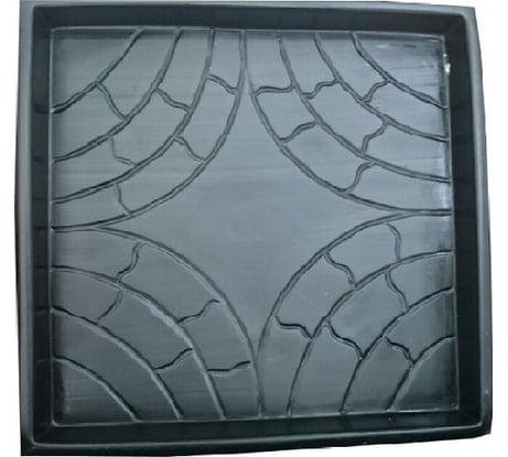 Форма для тротуарной плитки Ресурс ТАЛЛИНСКАЯ 430х430х40 мм, черный 14477