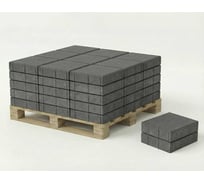 Тротуарная плитка ЯЗСМ Квадрат 300х300х60 серая 260 м2 (2 880 шт) 4640013520612