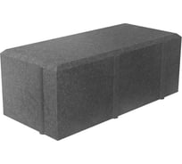 Тротуарная плитка ЯЗСМ Кирпичик 200x100x40 мм, серая 4640013520865