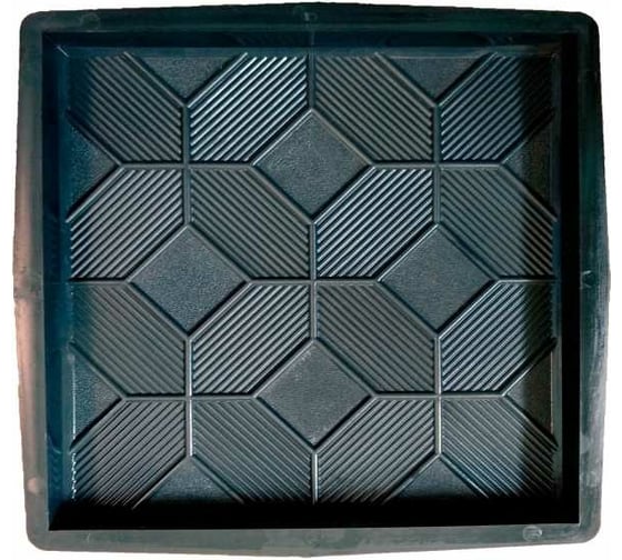 Форма для тротуарной плитки Формыпласт Ковер 40x40x5 см 805 1