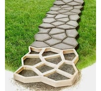 Форма для тротуарной плитки Формыпласт Садовая дорожка 44x44 см 808