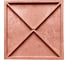 Тротуарная ППК плитка Neoкомпозит Универсальная "8 кирпичей", 250x250x20 мм, красный, комплект 8 шт. ПТУн-20 8К Т8 6