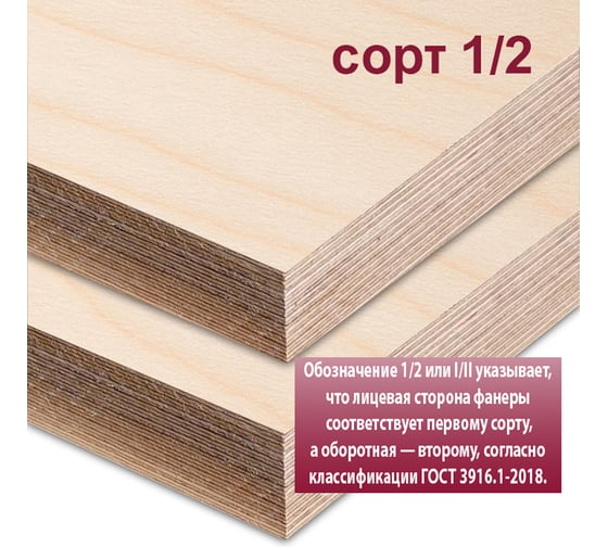 Фанера ФСФ березовая MW 24 мм, 1 лист 2440x1220 мм, сорт I/II (Ш2) ФСФ-Б-ШК-1/2-24-2440-1220