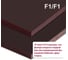 Фанера ламинированная MW 9 мм F/F лист 2440х1220мм ФЛ-F/F-2440x1220x9 1