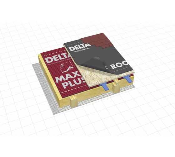 Подкладочный ковер (подложка) под битумную плитку DELTA ROOF 1.5x50 м 2204080