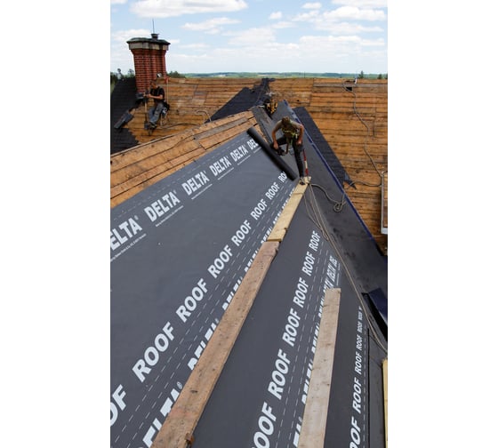 Подкладочный ковер (подложка) под битумную плитку DELTA ROOF 1.5x50 м 2204080