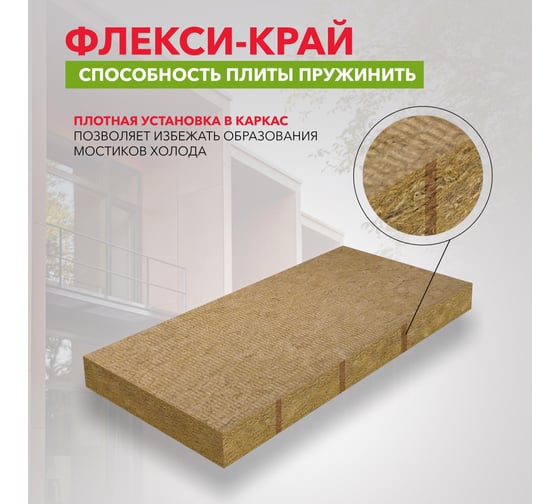 Теплоизоляционная плита RWL ЛАЙТ БАТТС СКАНДИК XL 100 мм 171956