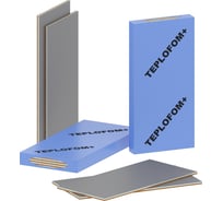 Звукоизоляционная панель Teplofom+ 22 ДВП short