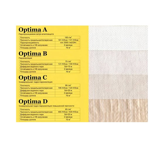 Пароизоляция Optima B 00000311878