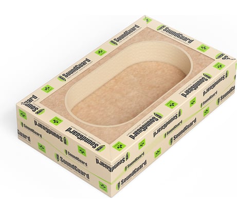 Подрозетник 200 х 130 х 48 мм 2-секционный Премиум SoundGuard 411135