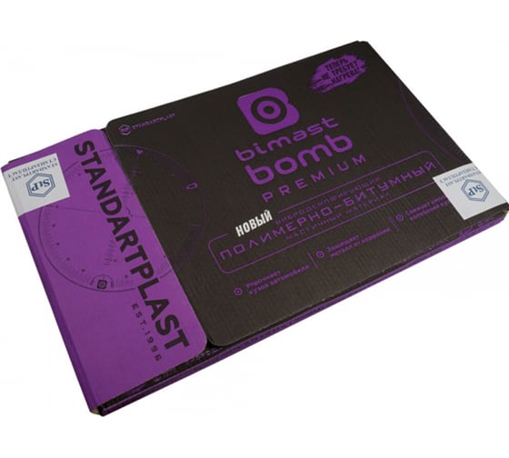 Виброизоляция StP Bimast Bomb Premium СтандартПласт 00689-05-00