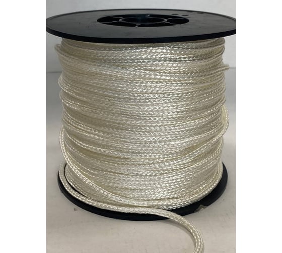Кремнеземный шнур ЭКОВУЛ (EKOWOOL) ШК-3 диаметр 3 мм, 100 метров 10052