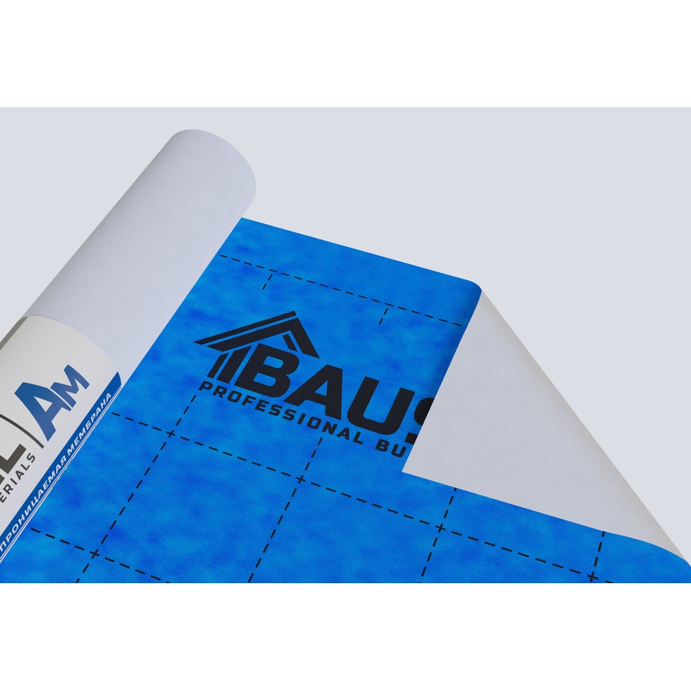 Диффузионная трехслойная мембрана Baustill AM 90 1.6х43,75 70 кв. м СТО ...