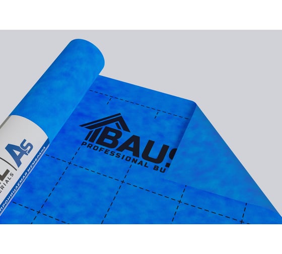 Диффузионная трехслойная мембрана Baustill AS 125 1.6х43.75 м, 70 кв. м 4604692000889