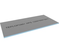 Теплоизоляционная панель Teplofom+ 1250x600x20 мм, односторонний слой, упаковка 4 шт. 4/20/1