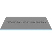 Теплоизоляционная панель Teplofom+ 1250x600x30 мм, односторонний слой, упаковка 4 шт. 4/30/1